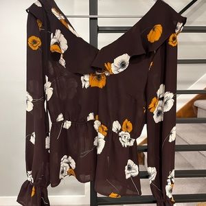 Vintage style floral top